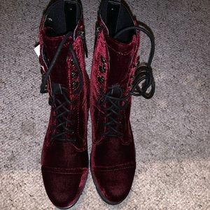Donald Pliner Velvet Boots